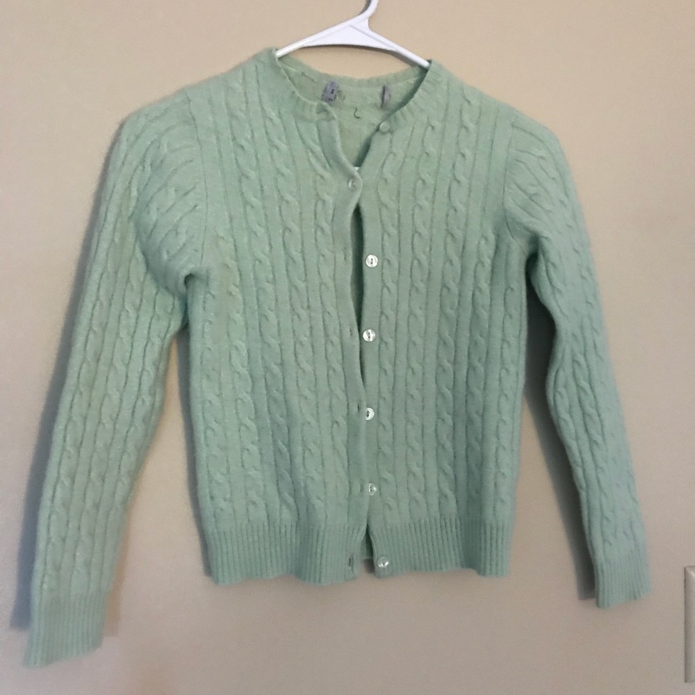 Mint cashmere sweater